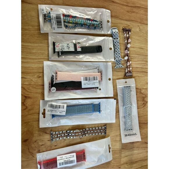 Apple Watch band 38 mm bundle bands different colors and designs. - Picture 1 of 4